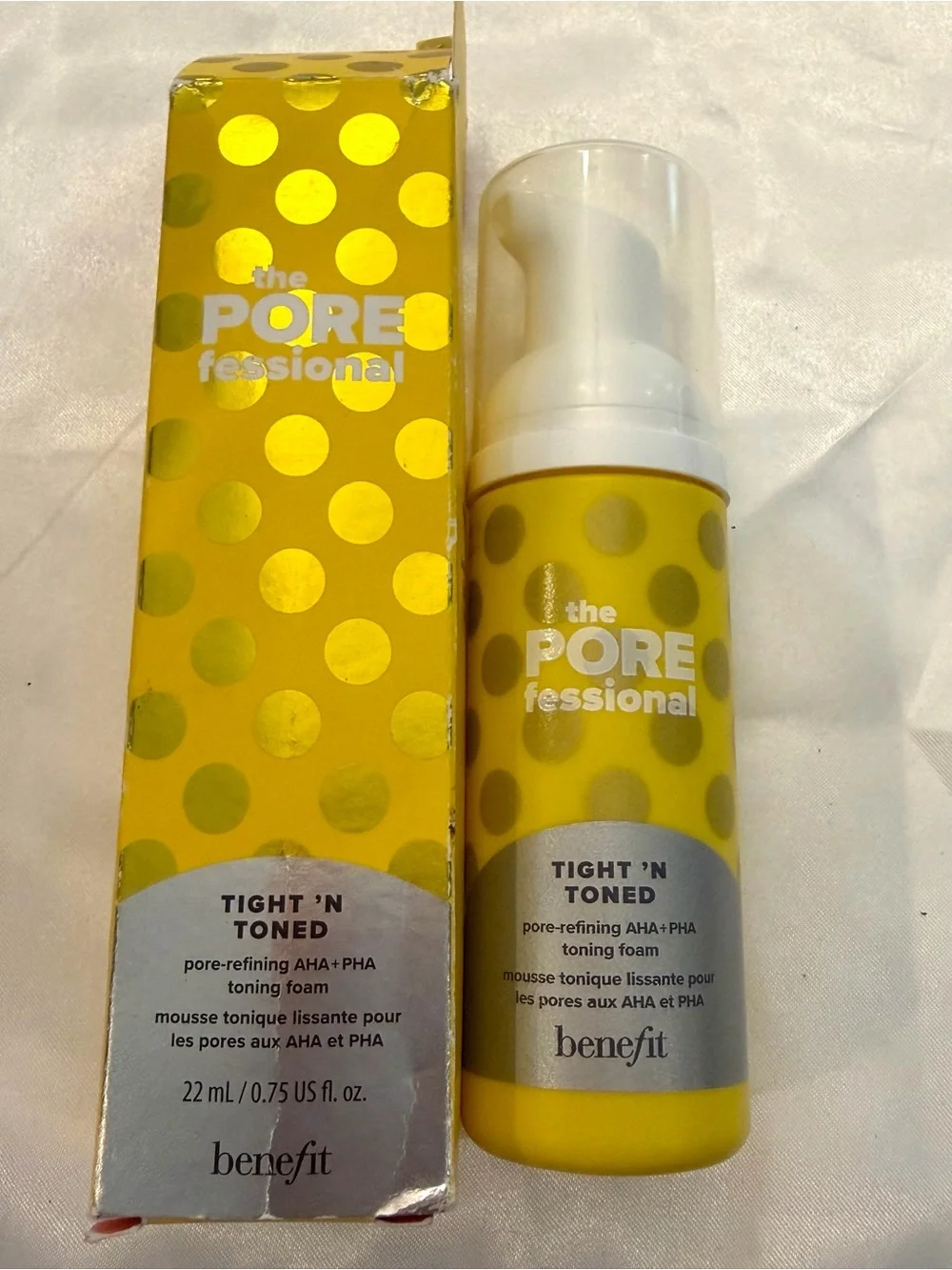 Benefit the POREfessional Tight N Toned Pore-Refining AHA +PHA Toning Foam .75oz